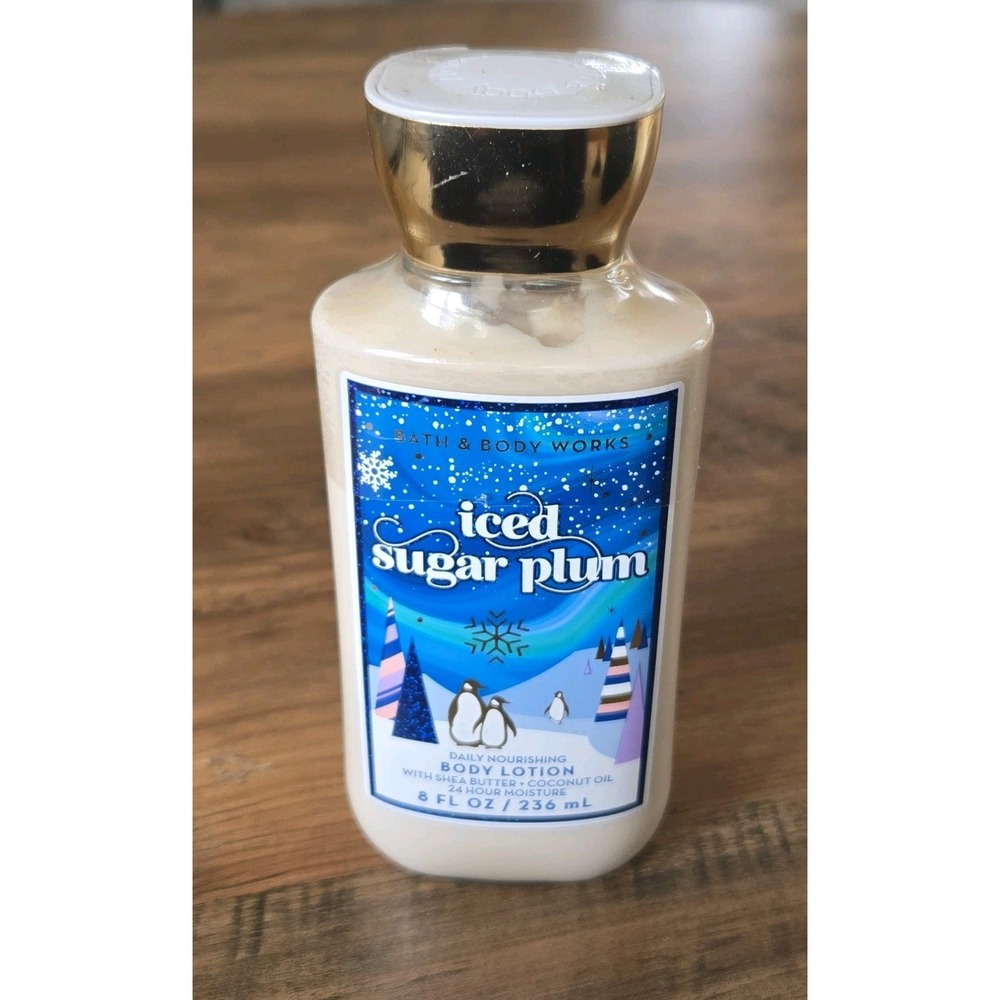 Bath & Body Works Iced Sugar Plum Nourishing Body Lotion 8fl Ounces New Sealed